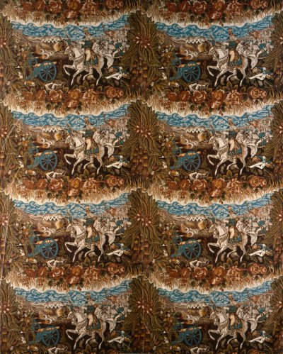 Furnishing Fabric - The Battle of Resaca de la Palma by Unbekannt Unbekannt
